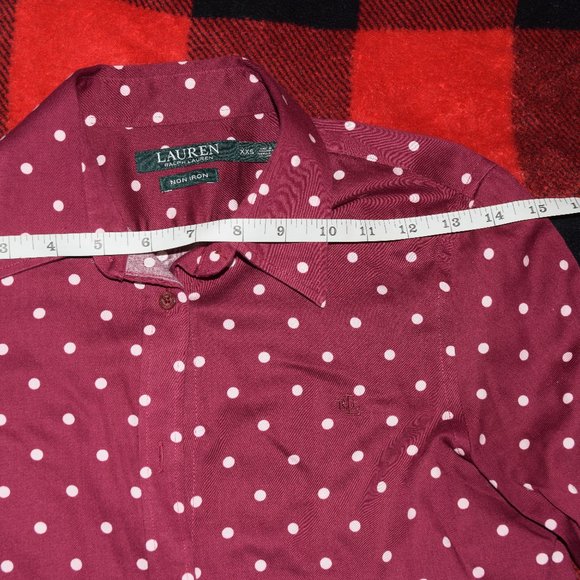 NWOT - Ralph Lauren polka dot shirt - Picture 4 of 6